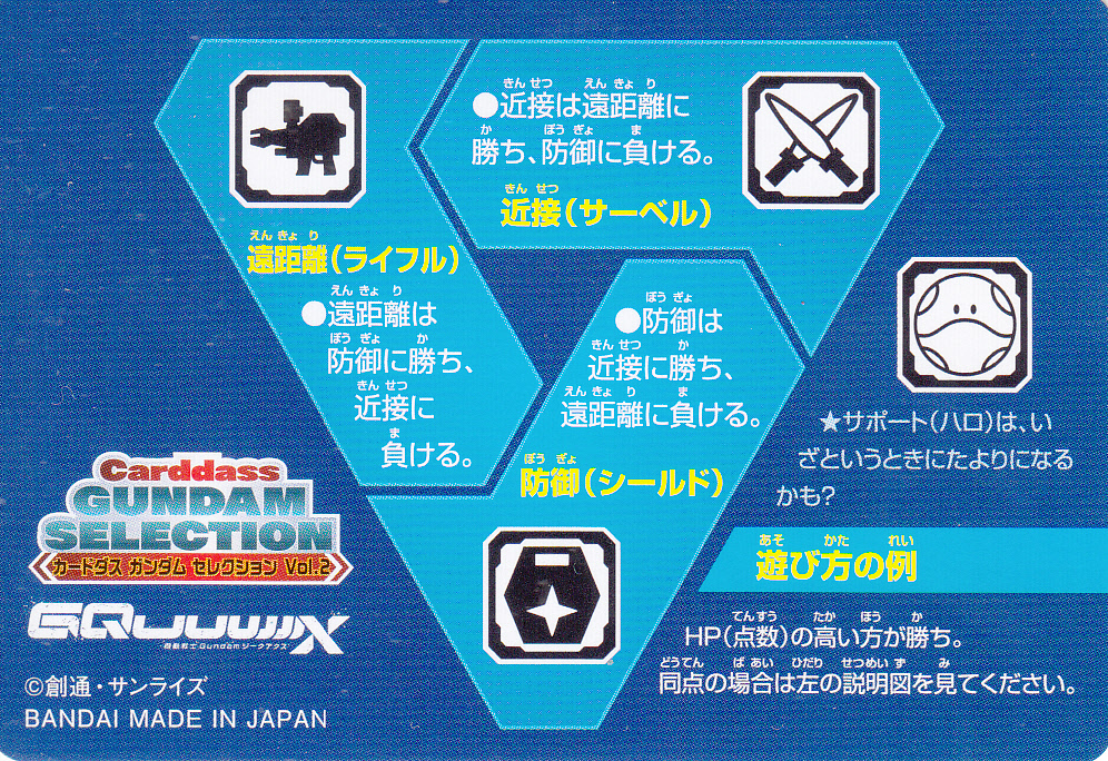 【カードダス ガンダム セレクション Vol.2 ～機動戦士Gundam GQuuuuuuX～】No.1『GQuuuuuuX（オメガ・サイコミュ起動時）』を紹介！